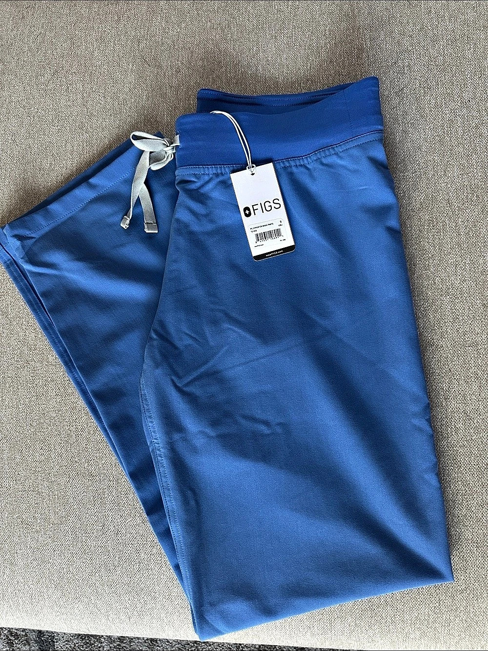 FIGS Livingston Basic Pants Blue Small Straight Leg Pants